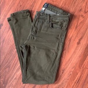 Just black Olive Green Jeans Size 30